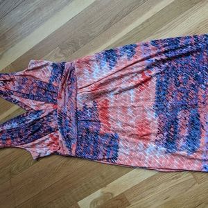 Vera Wang Modern Print Dress